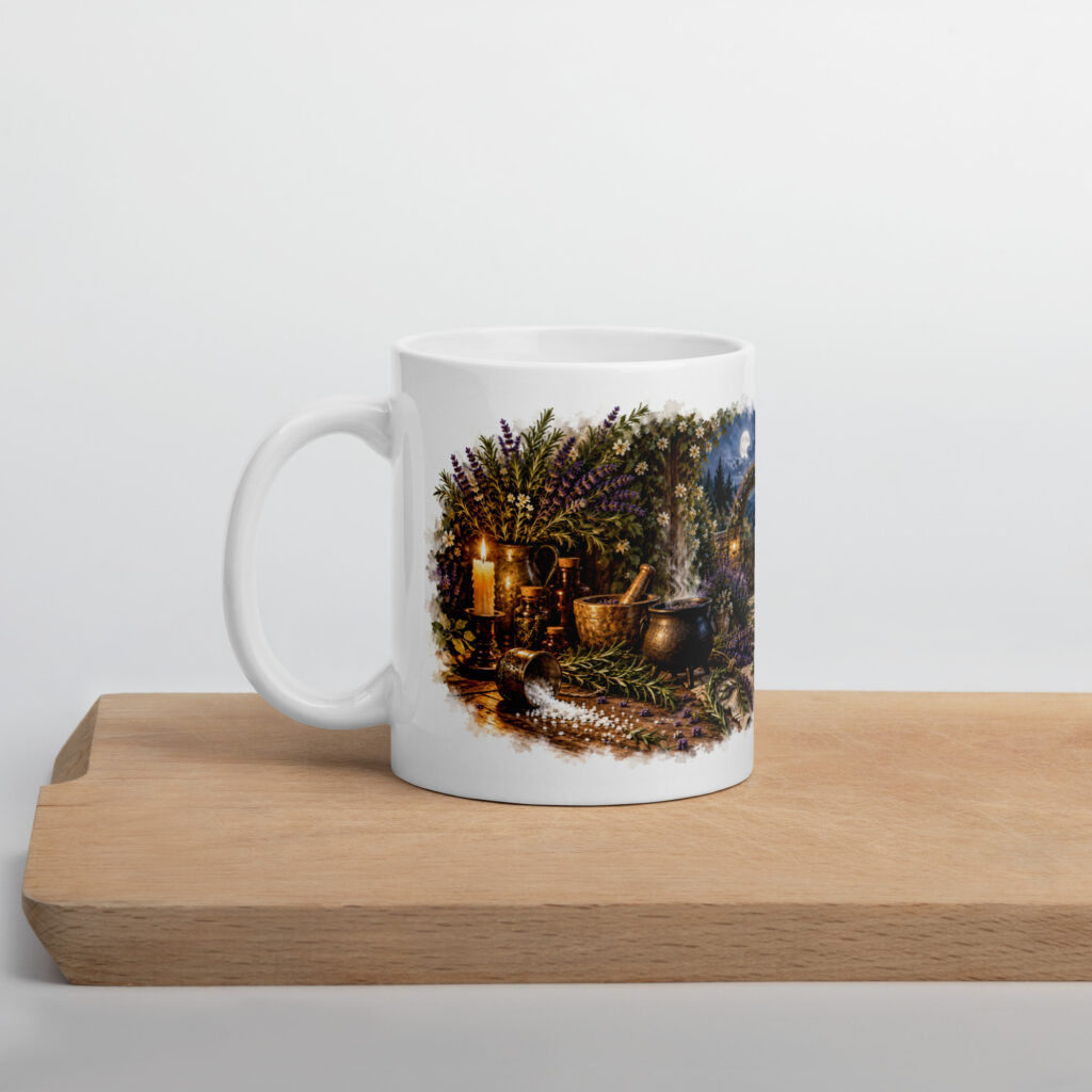 Garden Gate - White glossy mug