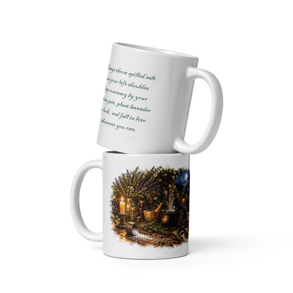 Garden Gate - White glossy mug