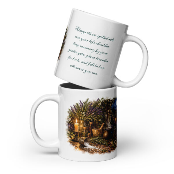 Garden Gate - White glossy mug - Image 3